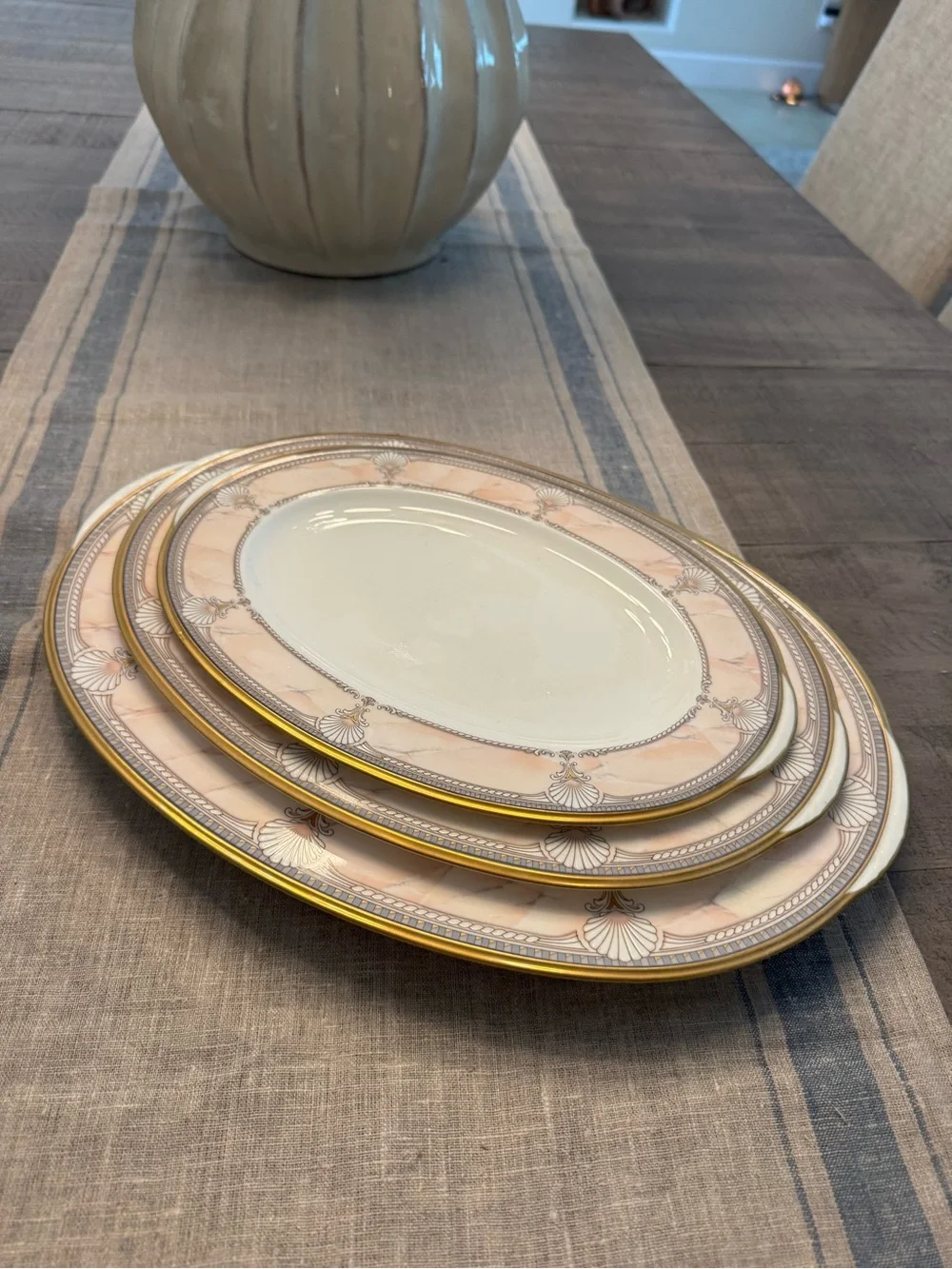 Noritake Pacific Majesty Set of 3 Platters.